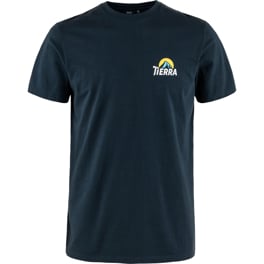 Tierra Organic Cotton Tee Everest Multi M Men’s T-shirts Blue Main Front 83765