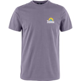Tierra Organic Cotton Tee Everest Multi M Men’s T-shirts Purple Main Front 83771